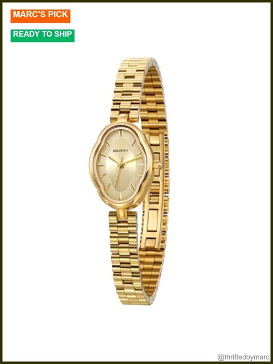 Dainty Vintage Watch Japanese Quartz Movement 3ATM Waterproof Stainless Steel main image 5